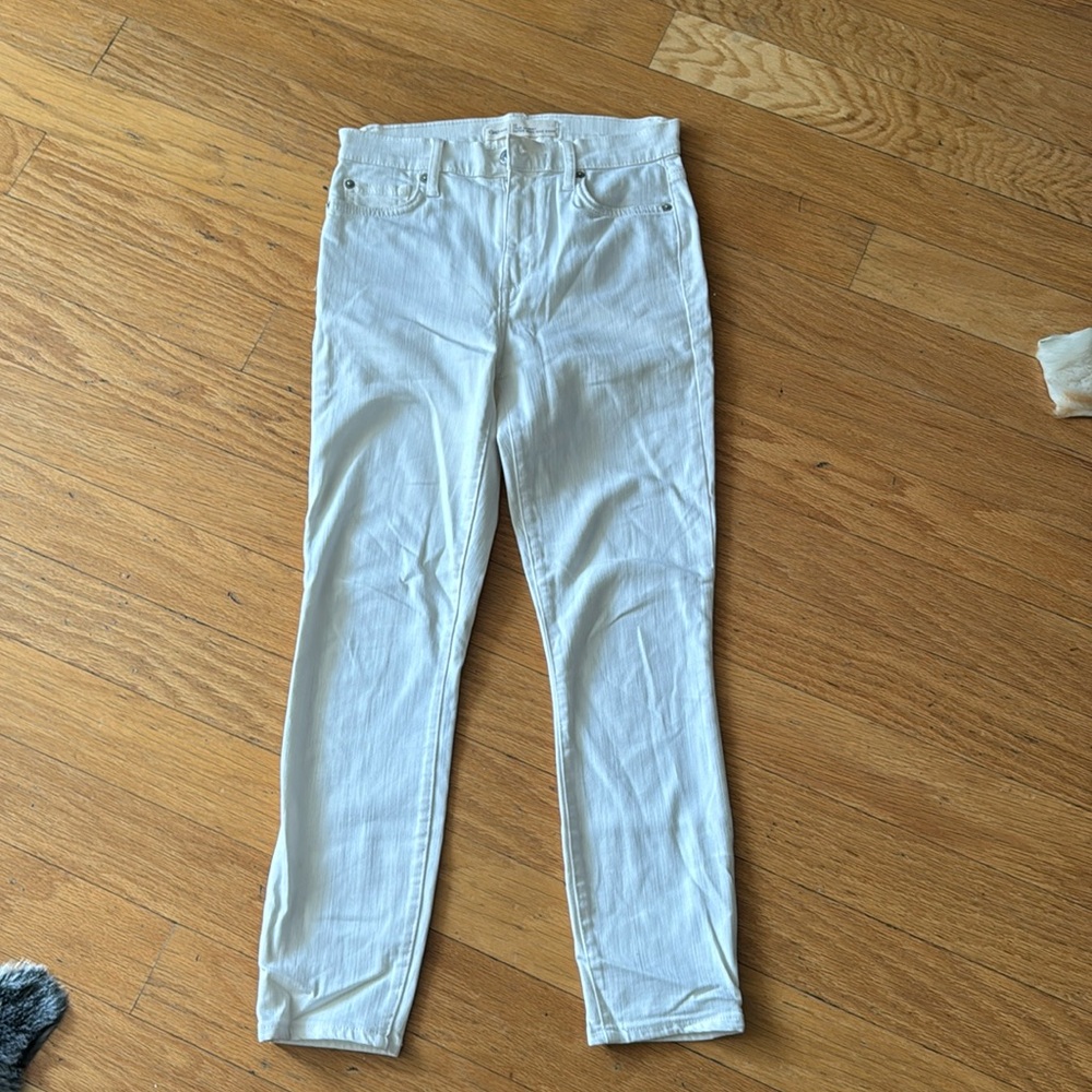 True High Rise skinny jeans